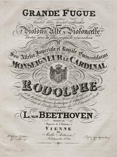 Beethoven : Grande Fugue