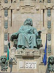 Statue Franz Liszt (Alajos Strobl)