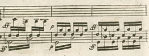 Beethoven, Sonate opus 54, Allegretto, mes. 65-67