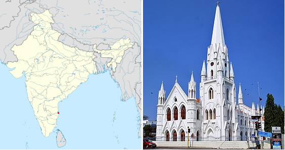 Basilique-Cathédrale de Chennai (Inde)